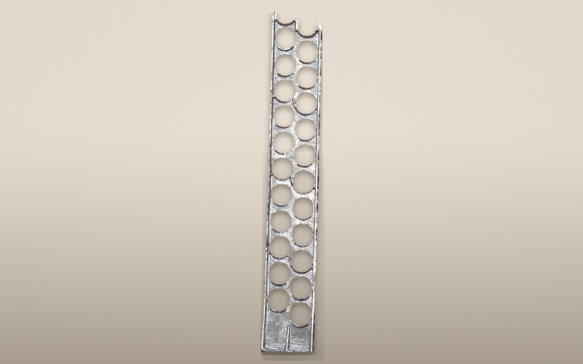 Tall tube support, at the Ni-Chrome works